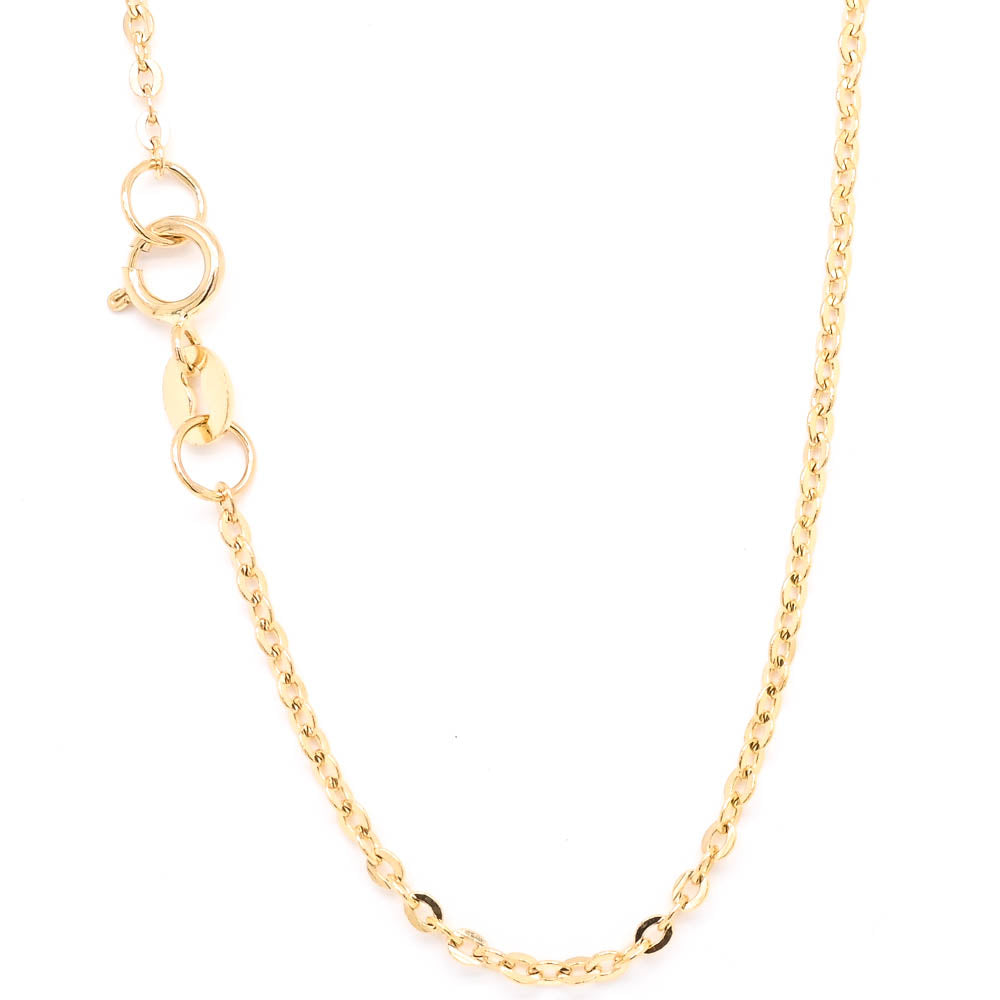 10KT Yellow Gold 18" 1.5mm Anchor Chain.