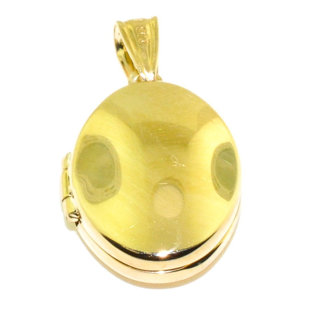 10KT Yellow Gold 24x14MM Locket.